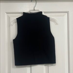 Abound Black Sleeveless Crop Tank Top